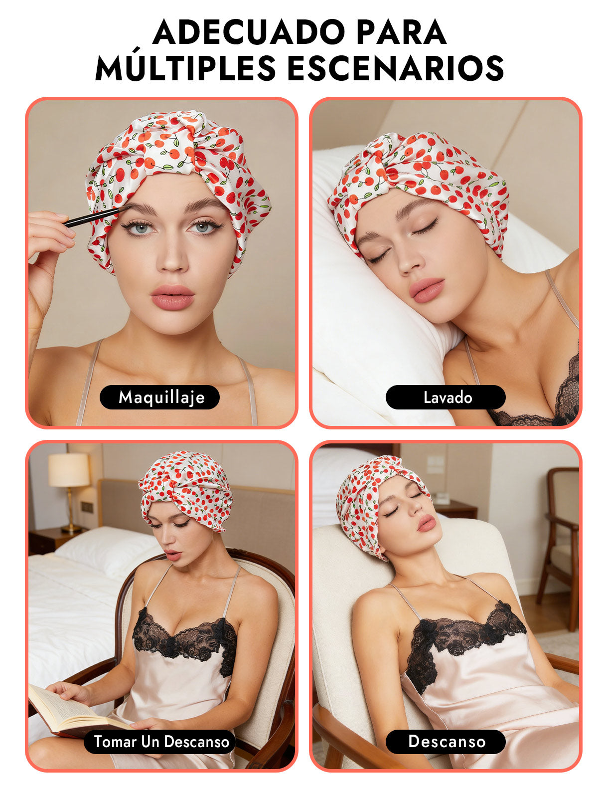 Gorro Turbante de Seda Pura