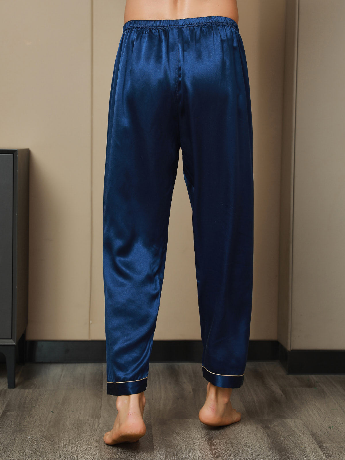 Seda Pura Casual Dormir Pantalones