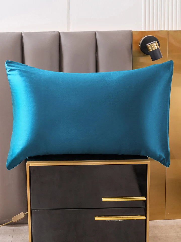 Aurora Cruz" 19Momme 100% Funda Almohada de Seda- Cierre Sobre