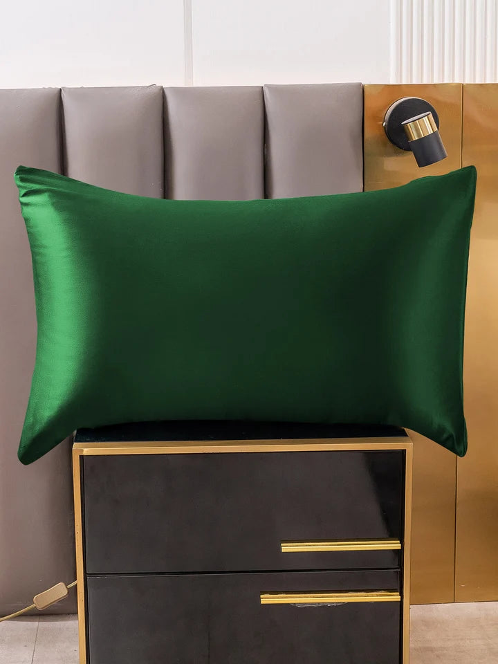 Aurora Cruz" 19Momme 100% Funda Almohada de Seda- Cierre Sobre