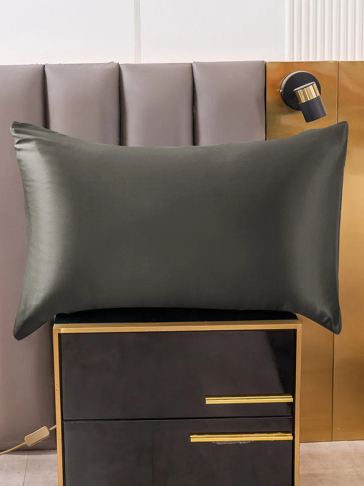 Aurora Cruz" 19Momme 100% Funda Almohada de Seda- Cierre Sobre