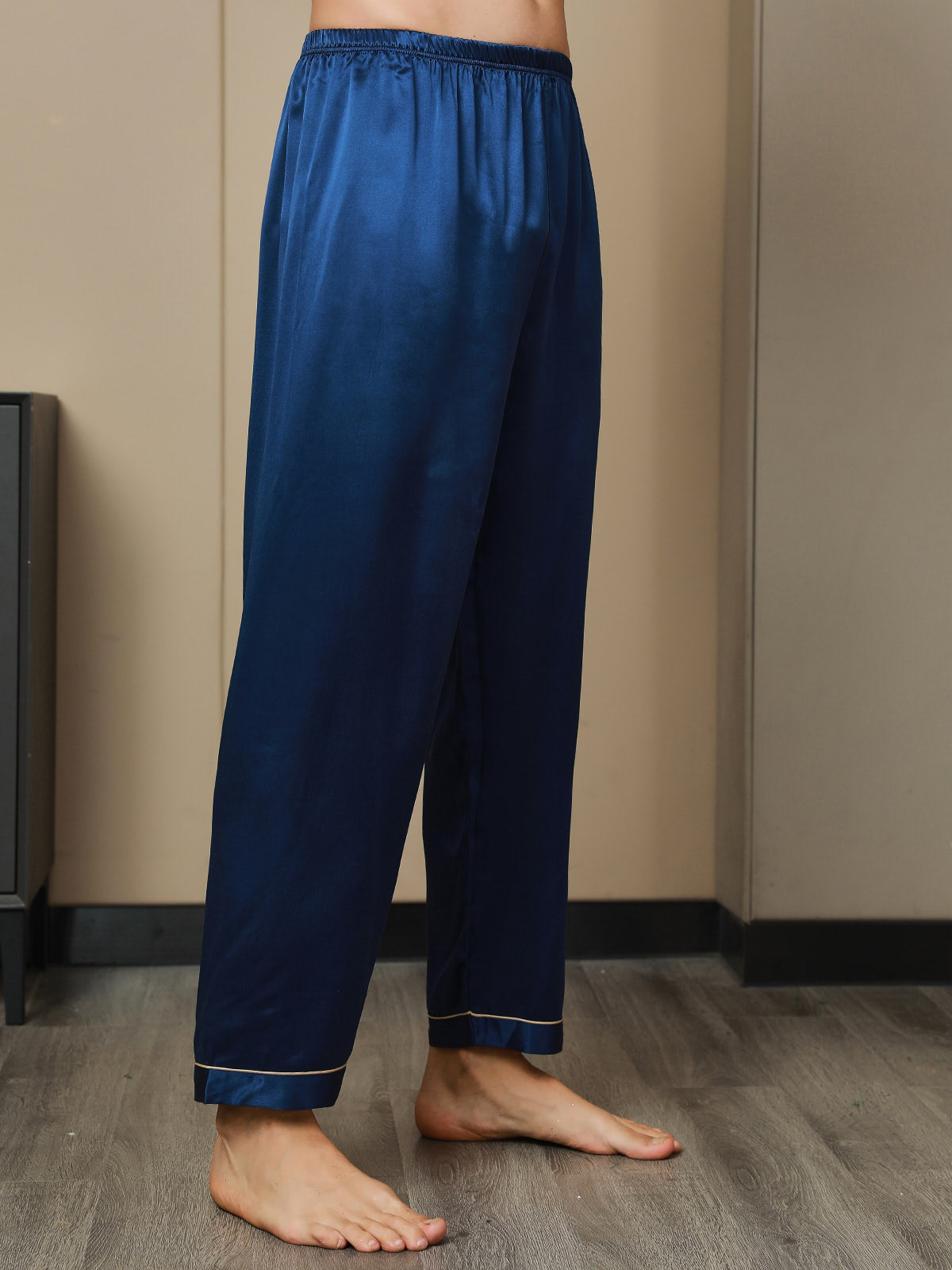Seda Pura Casual Dormir Pantalones
